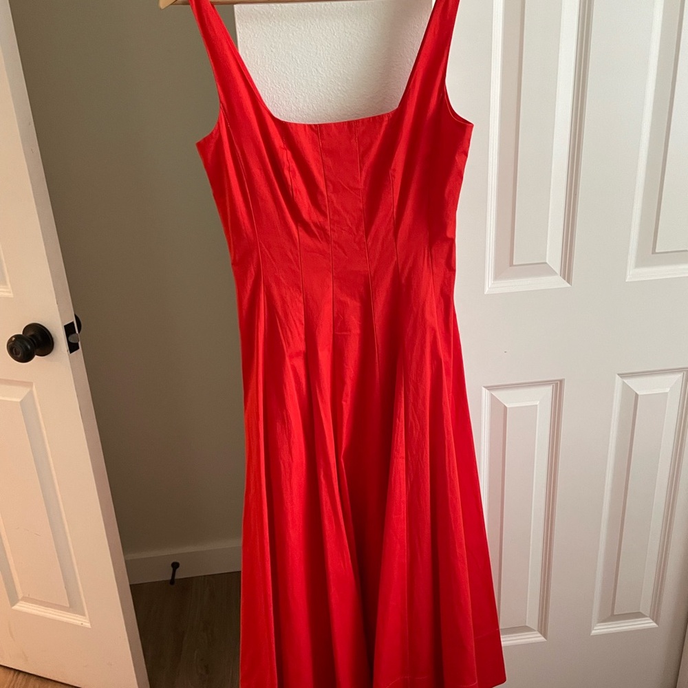 Staud Wells Dress Fire